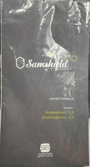 SAMSHIELD MISS SHIELD 2.0 SHADOWMATT/GLOSSY SPARKLING BLACK SIZE LARGE HELMET