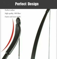 57 inch 40lbs Ambidextrous Takedown Recurve Bow Archery Right Left Hand Hunting
