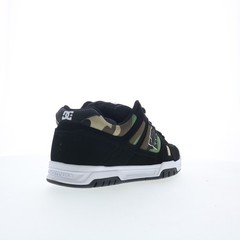 DC Stag 320188-BCM Mens Black Nubuck Lace Up Skate Inspired Sneakers Shoes