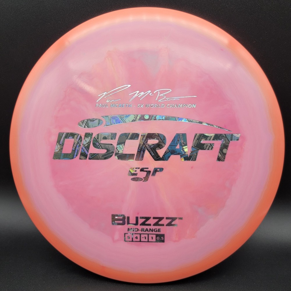 Discraft Paul McBeth 5x Esp Buzzz 177+ Money Foil