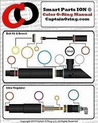 Smart Parts ION – COLOR CODED 5x BOX Oring Rebuild Kit