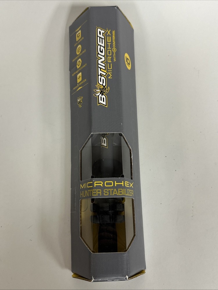 Bee Stinger MicroHex 10″ Stabilizer in Grey – B Stinger- Gray