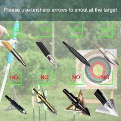 Archery Target Straw Round 50cm for Shooting Practice with Colored Rope