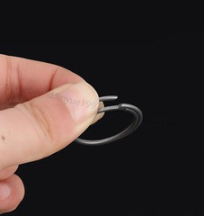 EDC Titanium Alloy Porable Keychain Ring Carabiner Key Belt Waist Hanging Buckle