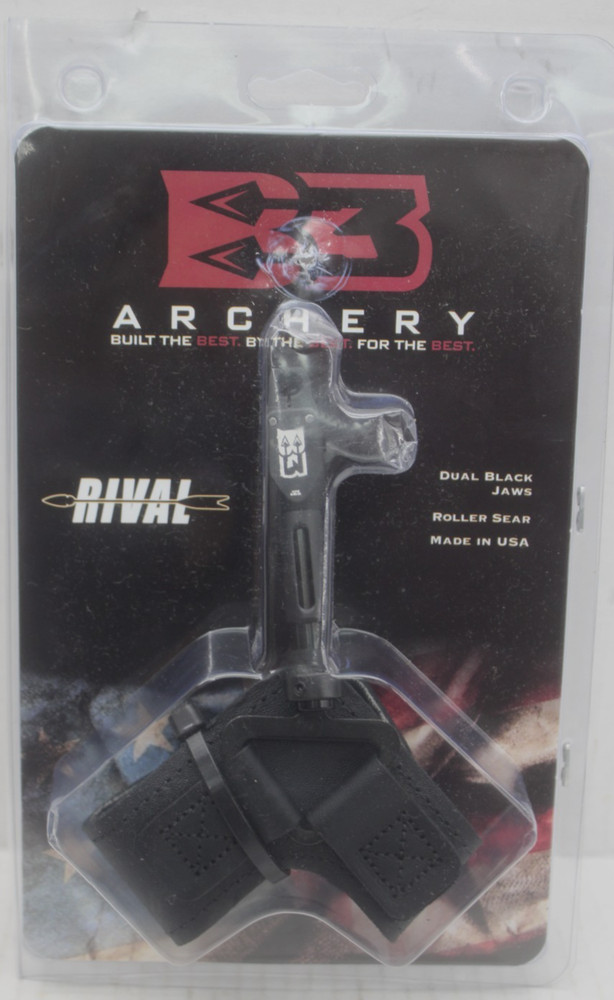 B3 Archery Rival Release, Swivel Stem Connector, Buckle Strap, Black (BRAND NEW)