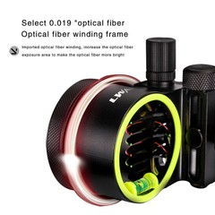 Archery 5 Pin Bow Sight 0.019″ Pin 4X 6X 8X Lens Adjustable Compound Bow Hunting