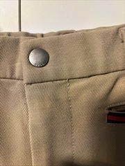 Authentic Gucci Equestrian Riding Pants Horse Bit Made in Italy Sz 40 IT Khaki