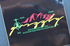 Grizzly Skateboards Griptape LRG Mountain Z58B Original Skateboarding STICKER