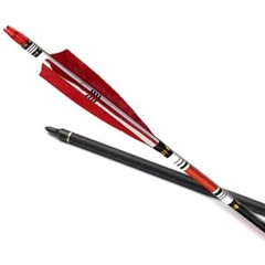 12PCS 31-inch Carbon Arrows Turkey Feather Hunting For Compound & Recurve Bow