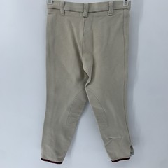 Devon Aire Riding Pants Children Child size 10 R Beige With Maroon Accent