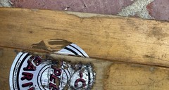 Vintage 1970’s Skateboard Deck Complete Tracker Trucks Tiger Trak IV 4 Wheels