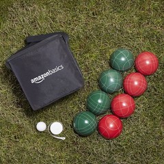 Amazon Basics 100mm Bocce Ball Set