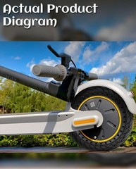 10 x 2.5 Inches Electric Scooter Tire 60/70-6.5 Solid Tire Fit for Ninebot Ma…