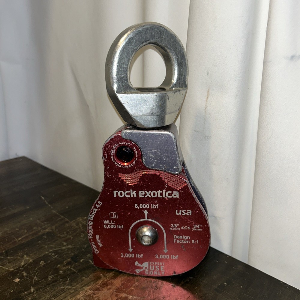 Pre-owned🍁Rock Exotica | Omni Rigging-Block 4.5 | MHP58 | 6,000lbf