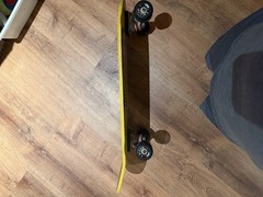 Brand-X Complete Skateboard Multicolor Art Graphic Wood Deck Vintage. Authentic