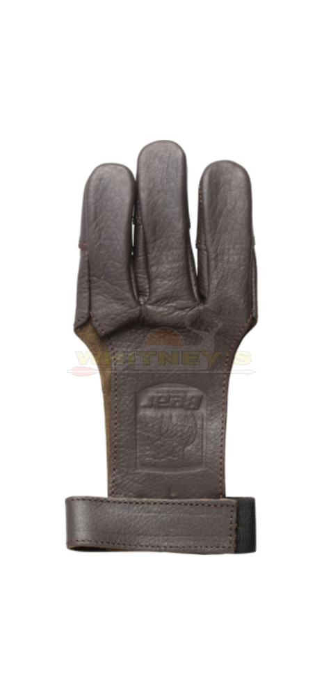 Bear Archery Leather 3 Finger Shooting Glove – Brown – Medium – ASG101M