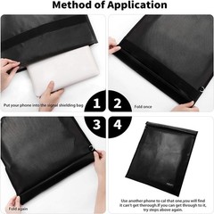Faraday Bag for Laptops & Tablets – 2 Pack 20 x 15 inches and 15 x 10 inches …