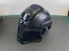 Matrix Medieval Iron Warrior Full Head Coverage Helmet / Mask BLACK