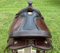 17″ ROCKING R Haflinger Trail Ranch Saddle~X-WIDE Tree~FJORD~GYPSY~Draft Cross
