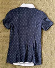 Samshield Gretta Short Sleeve Show Shirt – Navy/ White – XS