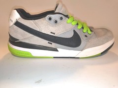 Nike SB Zoom Paul Rodriguez 2.5 Skate Shoes Men’s Size 9 Grey Neon Green 366620