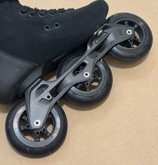 PowerSlide Theme 100 Dark Knight Inline Skates Men’s Size 6 EU 38 Women’s 7