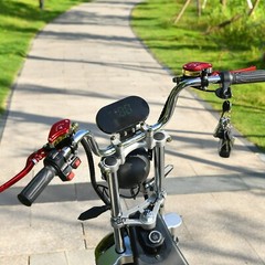 Max Speed 40MPH 4000W Motor Max Load 550 IBS Fat Tire Electric Scooter Black
