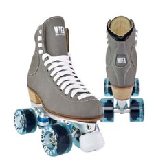 WIFA Street Deluxe Roller Skate Boots, Durable Nubuck Leather, Dance, Park Ready