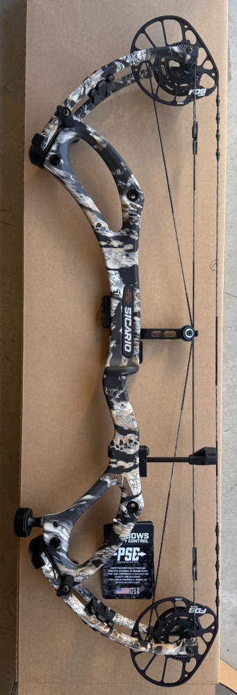 PSE Sicario FDS 80 Pound Right Hand Kryptec Skyfall Carbon Hunting Bow New