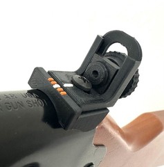 Daisy Red Ryder Peep Sight – 3mm Aperture – Adjust Elevation/Windage – 38B, 96