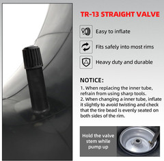 23X10.50-12 Tubes Universal 23X8.50-12 23X9.50-12 Inner Tube with TR-13 Straight