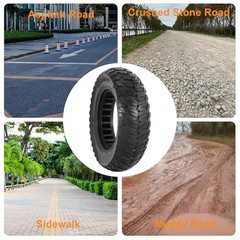 10×3.0 Tubeless Solid Tire, 80/65-6 Electric Scooter Tire, 255×80 Off-Road