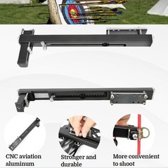 Archery Quick Mount Steel Ball Beads Device Dual-use Compound Bow Hunt Shooting