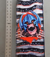 Rare Powell Peralta Nordic Skull Iconoclast skateboard deck collectible K11