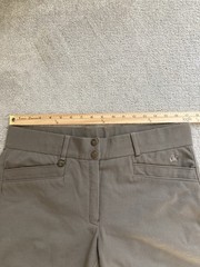 Ovation Pants Womens 34 R Brown Colorblock Full Seat Breeches Equestrian Riding