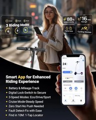 Adult Electric Scooter 8.5»Solid Tire 350W Powerful Motor Max Speed