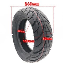 10Inch 80/65-6 Tire & Inner Tube fit 10 inch 10×3 & 255×80 Tire Electric Scooter