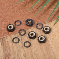 16 PCS Skateboards Washers Skateboard Truck Nuts Roller Skate Washers Skate T…