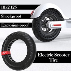 1PZ 10×2.125 Solid Tire Front or Rear Honeycomb Tires Replacement for Xiaomi …