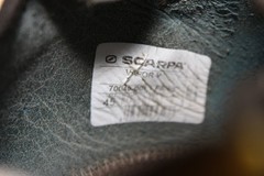 Scarpa Vapor V Italy Made Mens Size 11 45 Microsuede Strap Rock Climbing Shoes