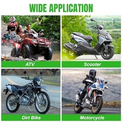Motorcycle Mirrors Rear View Side Mirror for Scooter, ATV, Dirt Bike,