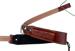 Horse Western Leather Complete Flank Cinch Set Rear Flank Back Cinch Girth Sa…