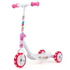 3 Wheels Scooter for Kids Age 2+, Toddlers Kick Scooter with LED Light-Up Wheels