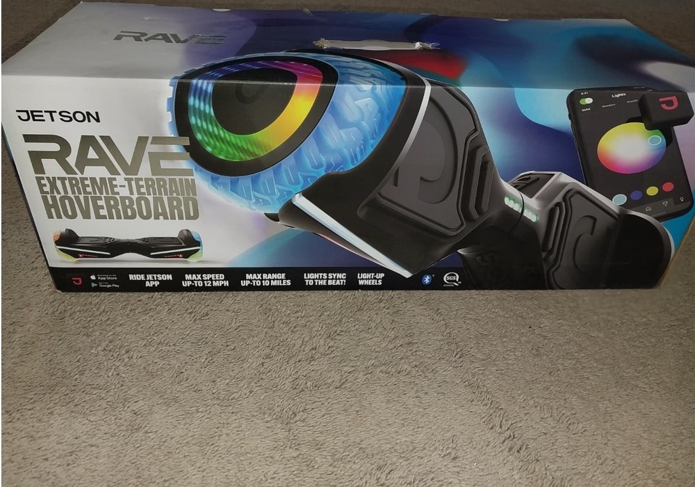 Jetson Rave Extreme-Terrain Hoverboard (Model FY0422941500) is UL 2272 certified