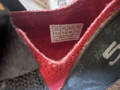 Five Ten Mini Mocc USA Made Little Kid Size 12/ 30 Red Suede Rock Climbing Shoes