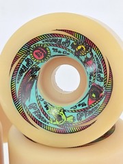 Vintage NOS Santa Cruz OJII TEAM RIDER Skateboard Wheels 95 61mm NATURAL
