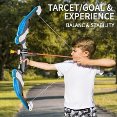 Kids Bow and Arrow Set, LED Light Up Archery Toys Set for Kids Ages 4-8 8-12