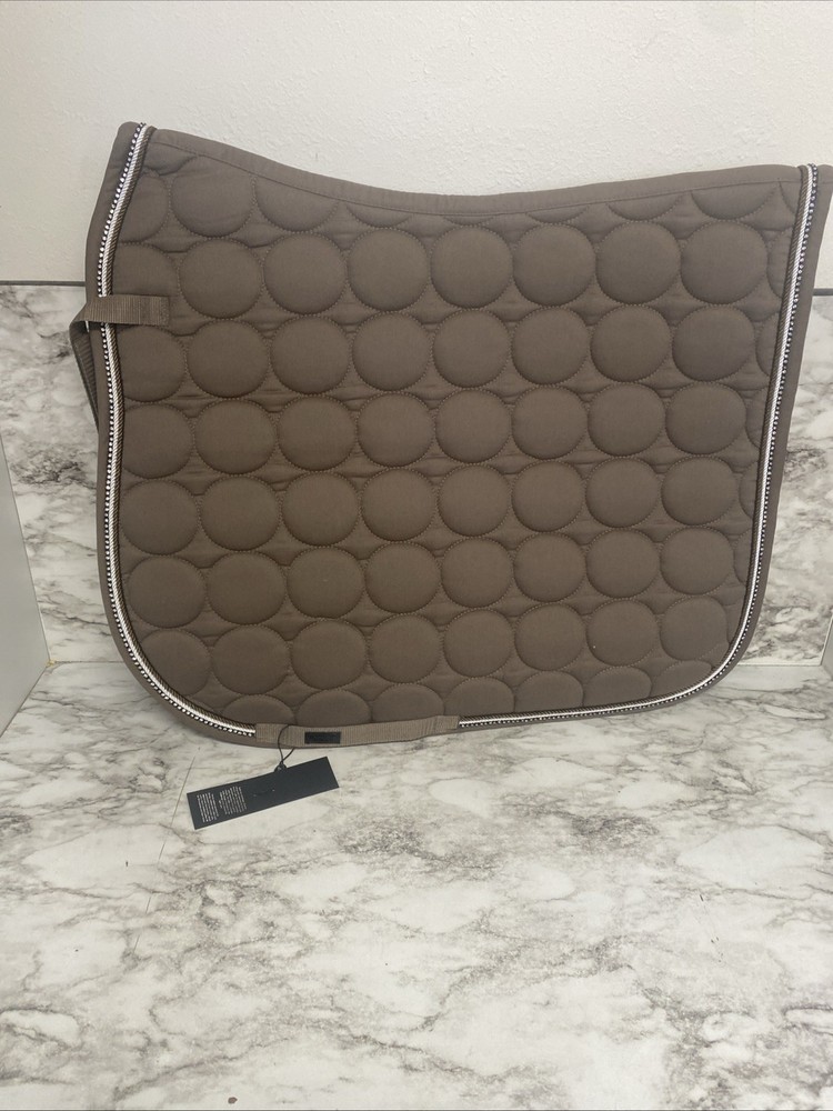 HORZE Marquess Quilted Quick-Dry Dressage Saddle Pad with Crystal Trim
