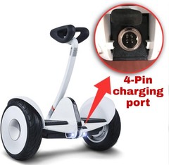 63V 4 Prong Charger for Segway Ninebot S/S-MAX, Mini Pro/MiniPro, GoKart/Go K…