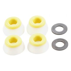 Bones Skateboard Truck Bushings Hardcore Medium 91A White – For 2 Trucks